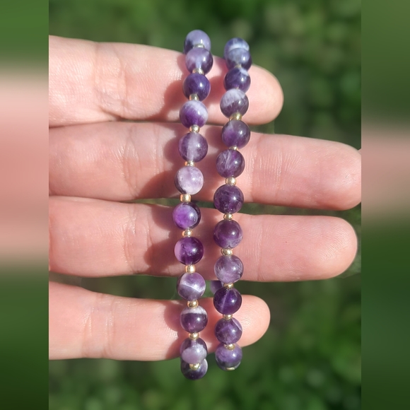 Dream Amethyst 6mm Bracelet (spacers) - Picture 3 of 4